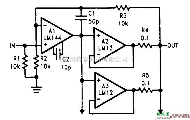运算放大电路中的并联功率运算放大器  第1张
