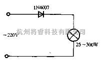 电源电路中的延长灯泡寿命的电路及其原理说明  第1张