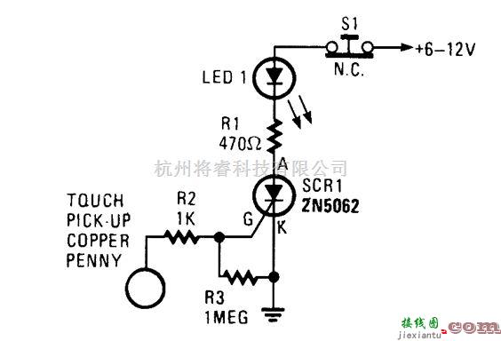 开关电路中的只触摸开关  第1张