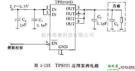 电源电路中的TPS201系列的应用实例电路  第2张