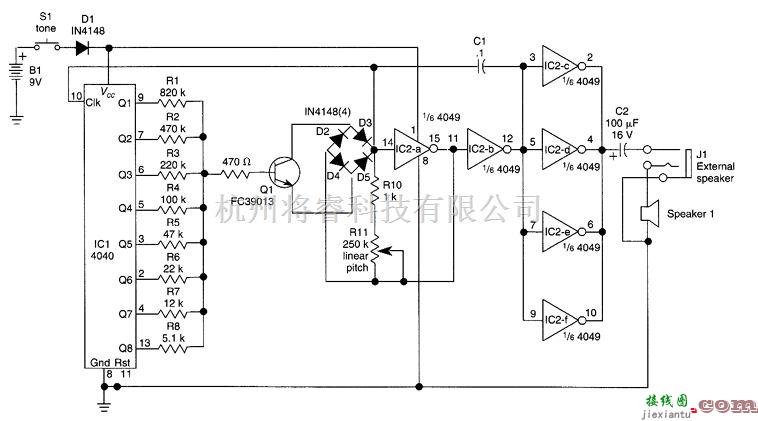 音频电路中的声音效果发生器  第1张