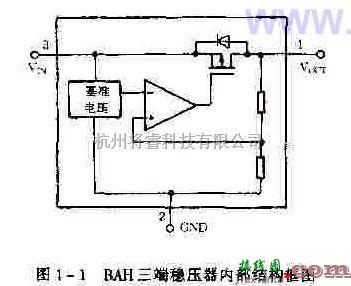 电源电路中的BAH三端稳压器内部结构框图及其内部工作原理  第1张