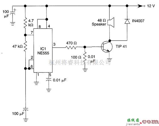 音频电路中的报警音频发生器  第1张