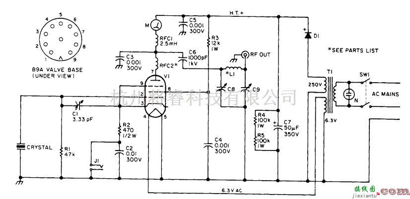 真空管低功耗80/40米的变送器  第1张