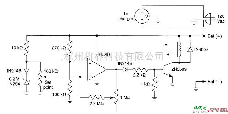 充电电路中的电池充电控制器  第1张