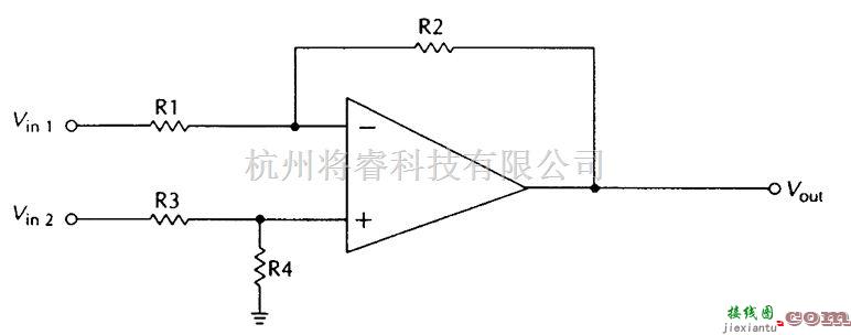 运算放大电路中的基本运放差分放大器  第1张