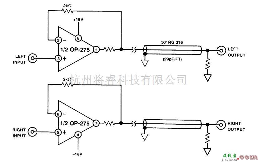 音频电路中的立体声线路驱动器  第1张