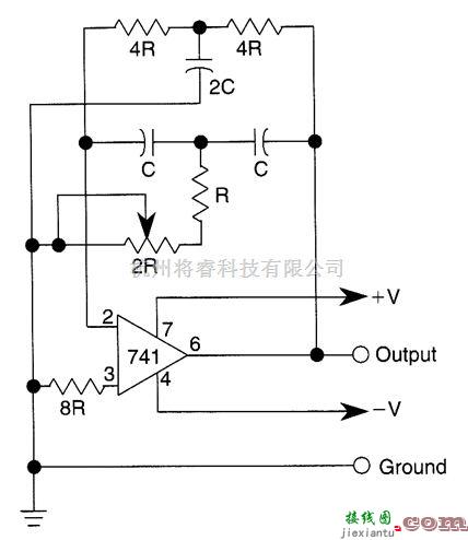 基础电路中的电池供电的正弦波发生器  第1张