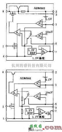 电源电路中的低功耗电源稳压器ADM663/666  第1张