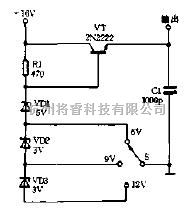 电源电路中的分挡稳压器电路图  第1张