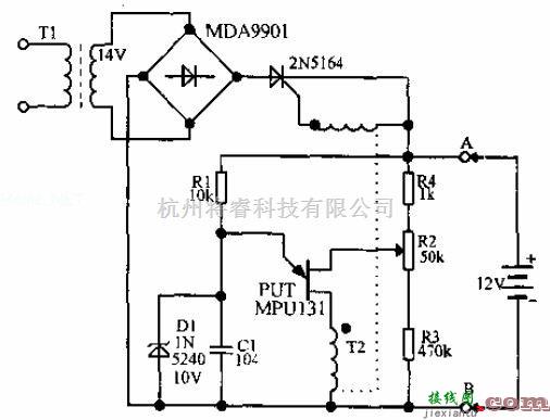 电源电路中的8A/12V充电电路  第1张