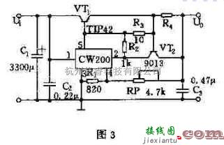 电源电路中的CW200五端可调集成稳压器  第3张