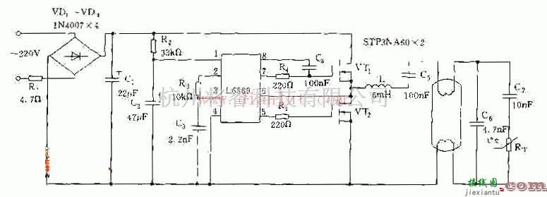 电源电路中的基于L6569的电子整流器电路  第1张