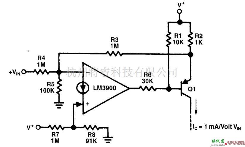 控制电路中的电压控制的电流源电路  第1张