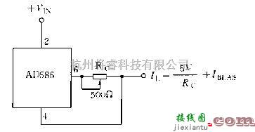 电源电路中的采用AD586构成的10mA精密电流源电路  第1张