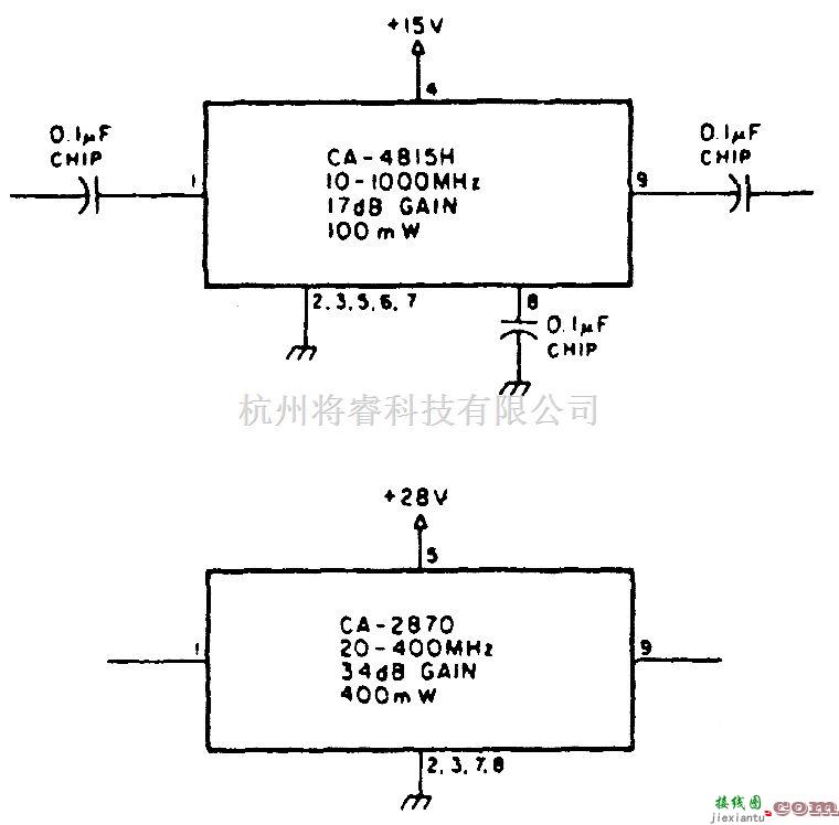 线性放大电路中的宽带功率放大器  第1张