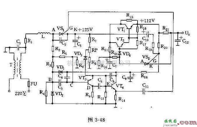 电源电路中的彩电晶闸管式开关电源  第1张
