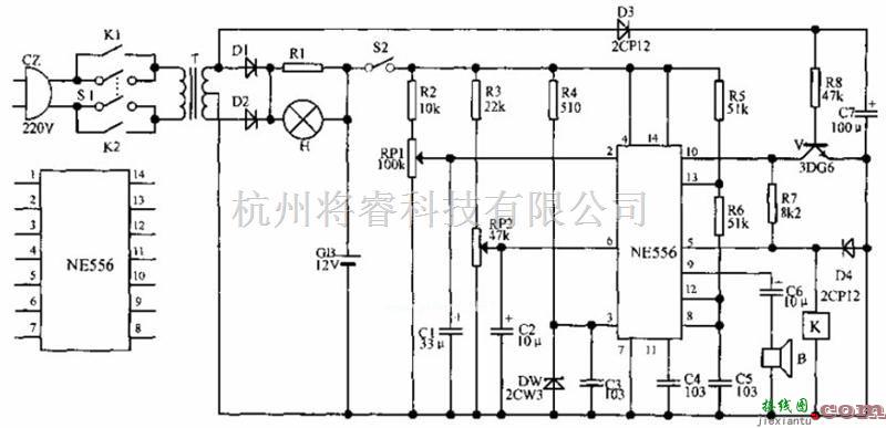 电源电路中的发电机启动用蓄电池自动监控装置  第1张