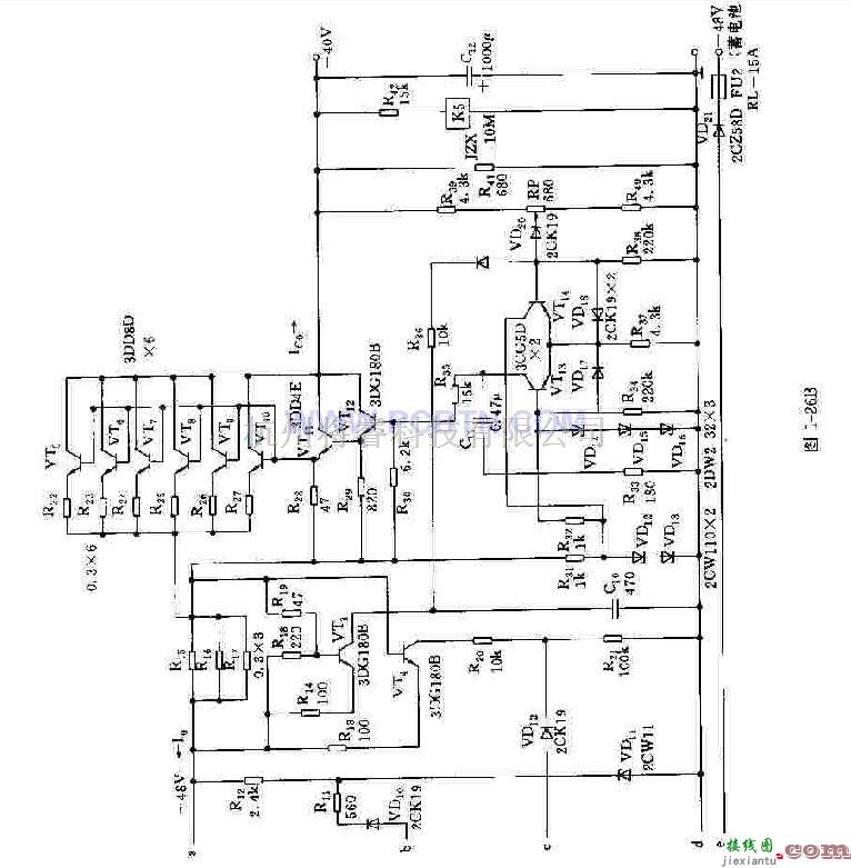 电源电路中的负40V稳压电源  第1张