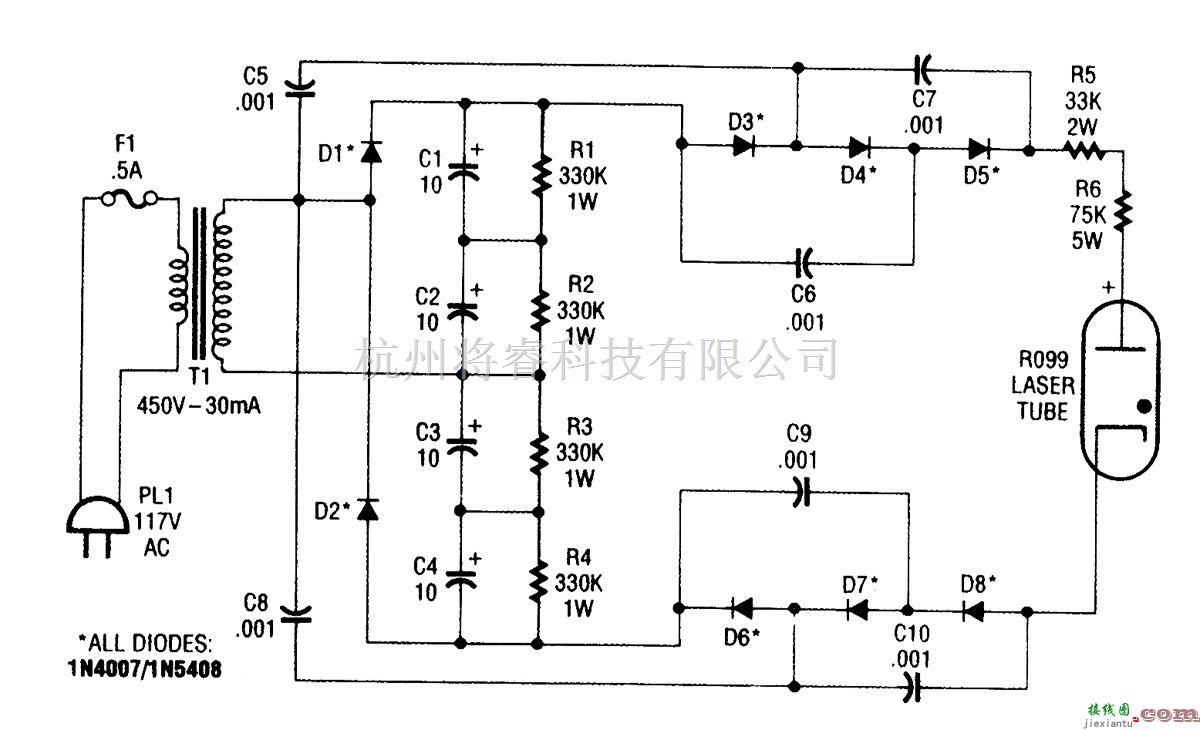 电源电路中的激光电源电路  第1张