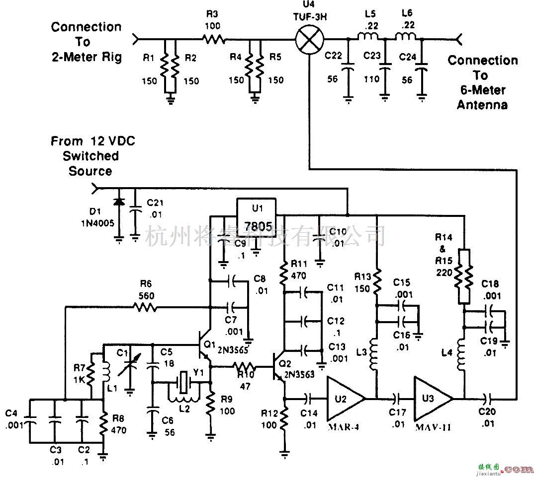 电源电路中的简单的2m/6m转换器  第1张