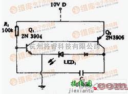 光敏二极管、三极管电路中的红外发光二极管脉冲电路  第1张