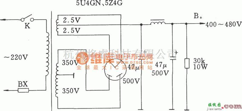 电源电路中的电子管高压电路介绍  第1张