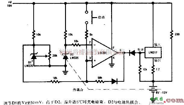 电源电路中的用于镍镉电池的快速充电器  第1张