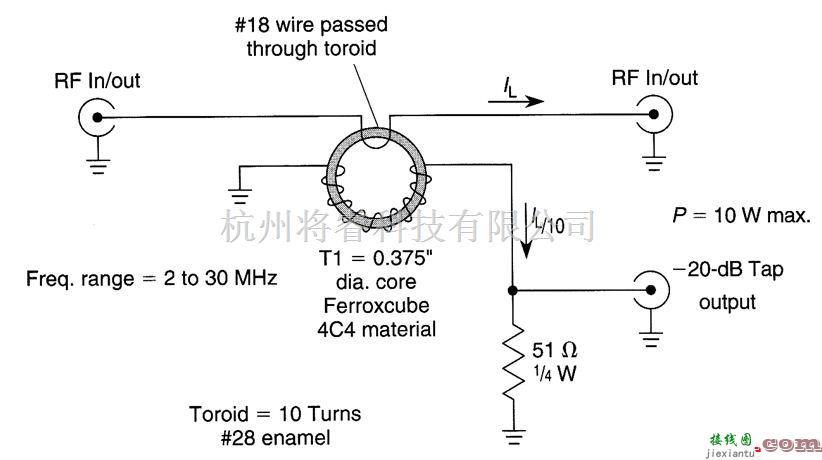 基础电路中的PF线采样器/耦合器  第1张