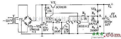 电源电路中的3V稳压电源的工作原理  第1张