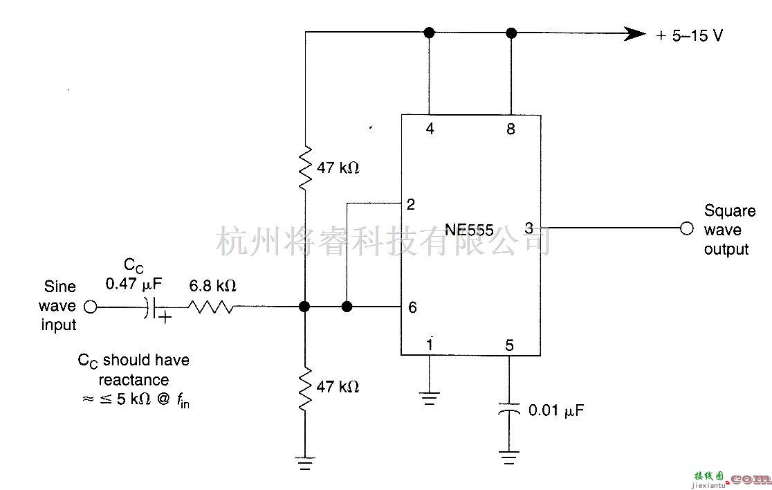 基础电路中的正弦/方波变换器  第1张