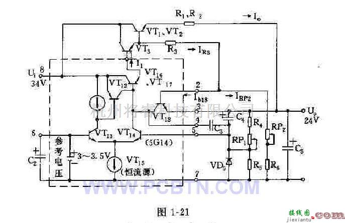 电源电路中的5G14集成块稳压电源  第1张