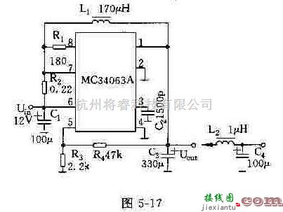 电源电路中的变换器MC34063A的应用  第1张