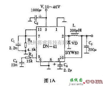 电源电路中的DN-41大电流开关稳压电源应用举例  第2张