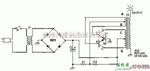 电源电路中的采用固态特斯拉线圈组成的高电压发生器  第1张