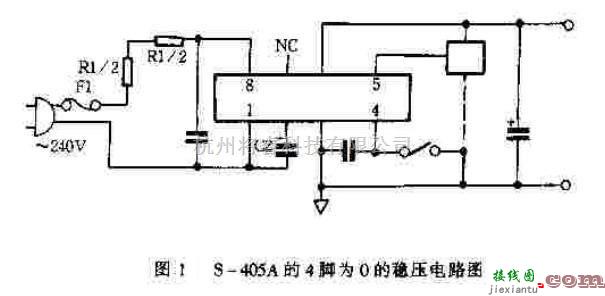 电源电路中的无变压器的AC-DC稳压IC——S-405A  第1张