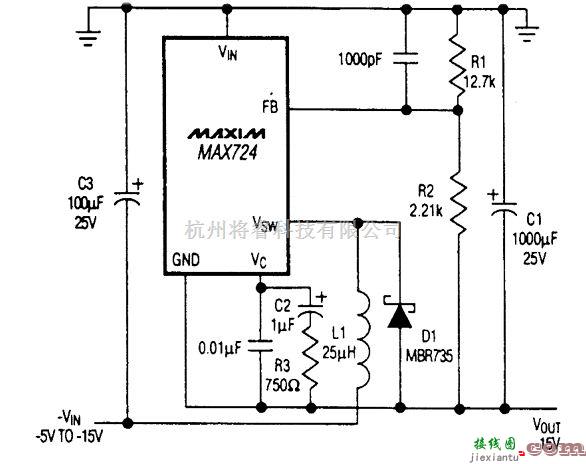 电源电路中的负升压直流到直流转换器  第1张