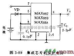 电源电路中的MAX882/883/884线性集成稳压器应用电路及注意  第4张