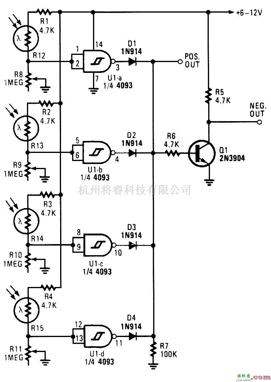 传感器电路中的多输入的光以来传感器  第1张
