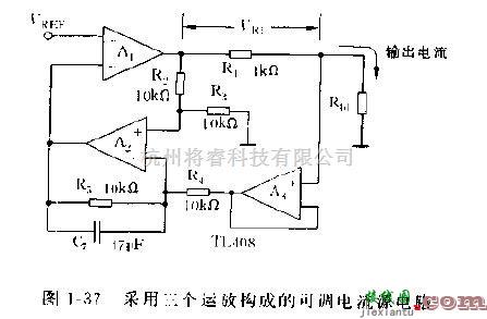 电源电路中的采用运放构成的可调电流、电压源电路图  第2张