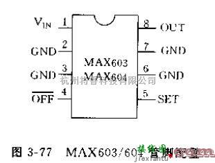 电源电路中的MAX603/604可调电压线性集成电源稳压器  第1张