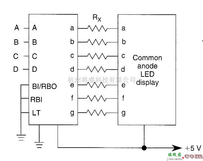 电源电路中的七段（LED）显示屏驱动器  第1张