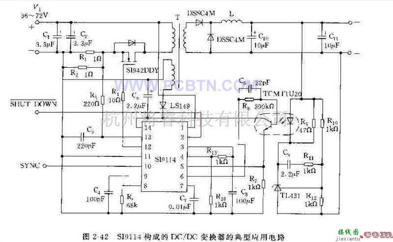 电源电路中的基于S19114芯片的实际应用电路  第1张