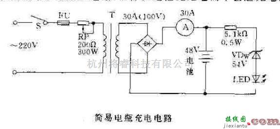 电源电路中的简易充电器电路  第2张