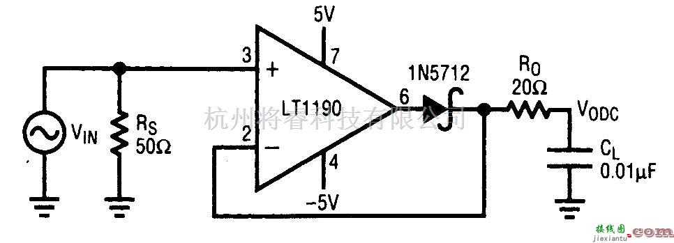 基础电路中的闭环峰值检波器  第1张