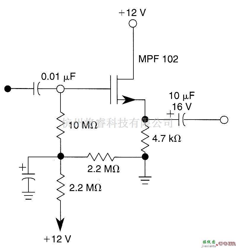 基础电路中的JFET源跟随器  第1张