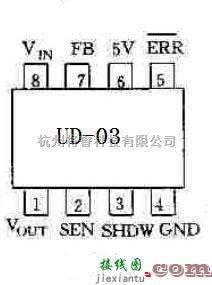 电源电路中的微功耗低压差可调集成稳压器（UD-03）  第1张