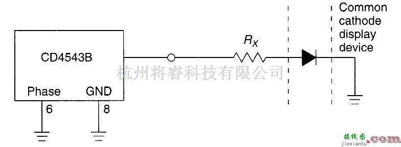 基础电路中的4543B共阴极LED驱动器  第1张