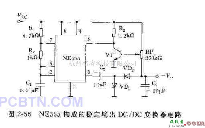 电源电路中的NE555芯片设计开关电源电路  第2张