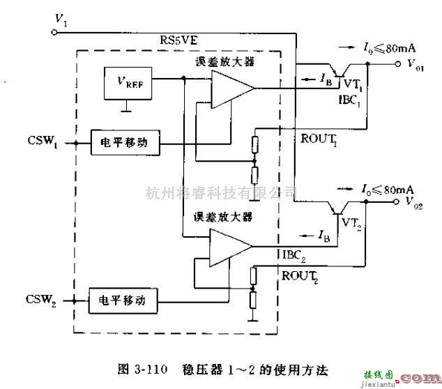 电源电路中的RS5VE系列稳压器电路的应用  第1张